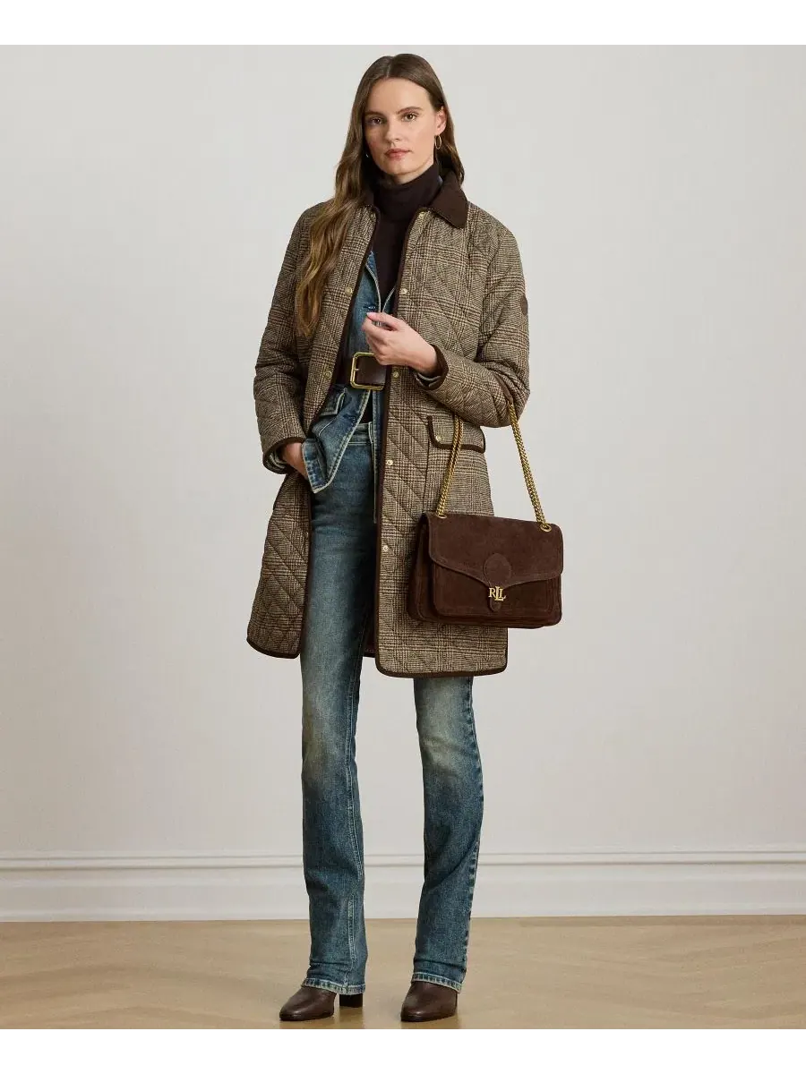 Женское пальто Diamond-Quilted Lauren Ralph Lauren, Heritage Plaid — изображение 2 из 5