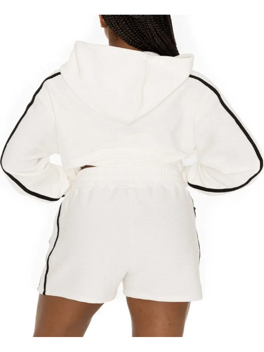 Комплект из худи и шорт с полосками, Kentucky Wildcats Down, Set, Go Gameday Couture — изображение 5 из 5, бежевый