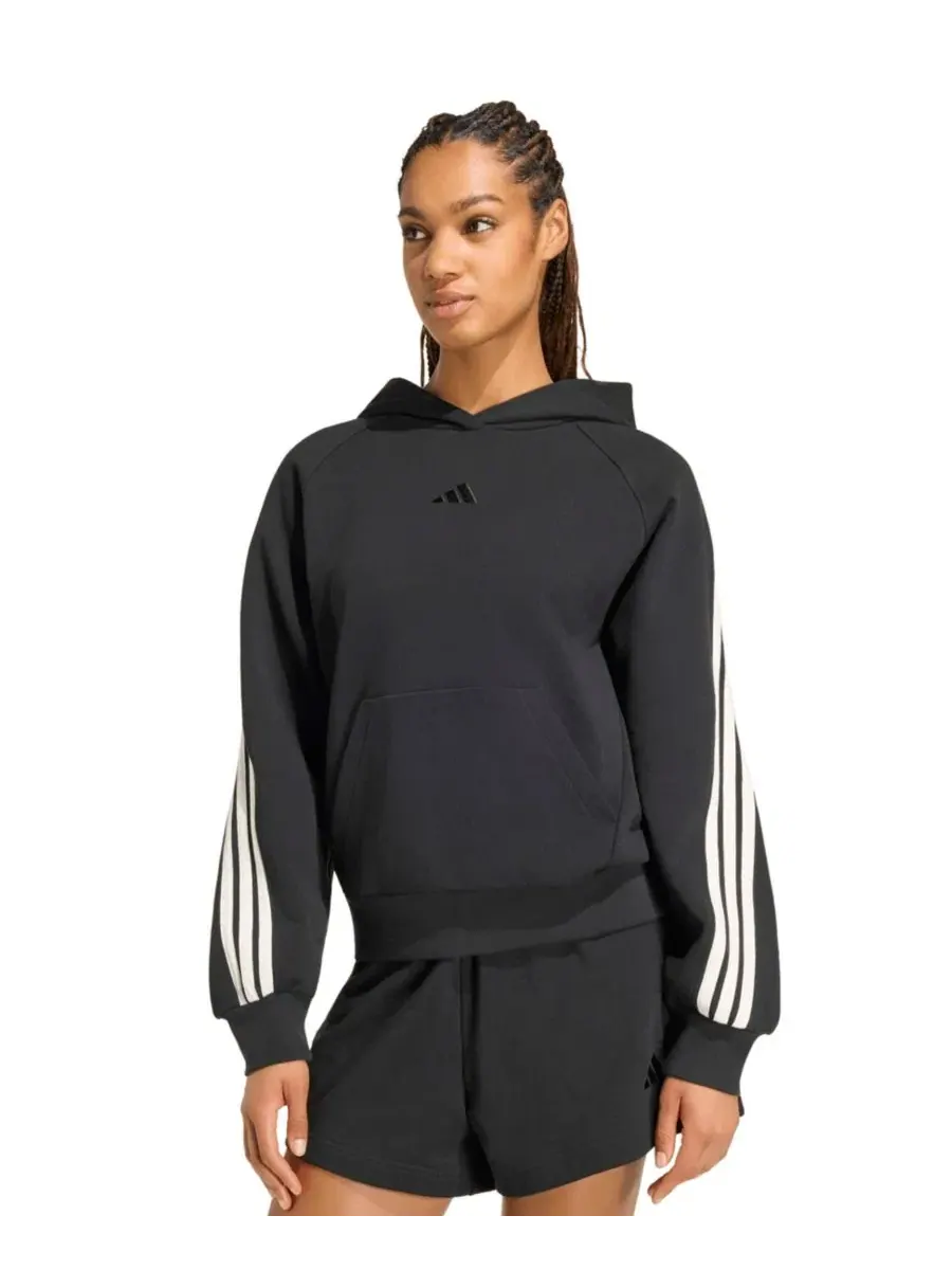 Худи с длинным рукавом adidas — изображение 1 из 5, черный/белый