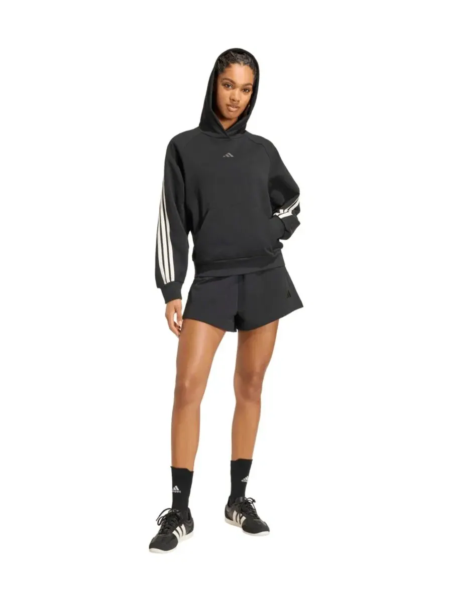 Худи с длинным рукавом adidas — изображение 2 из 5, черный/белый