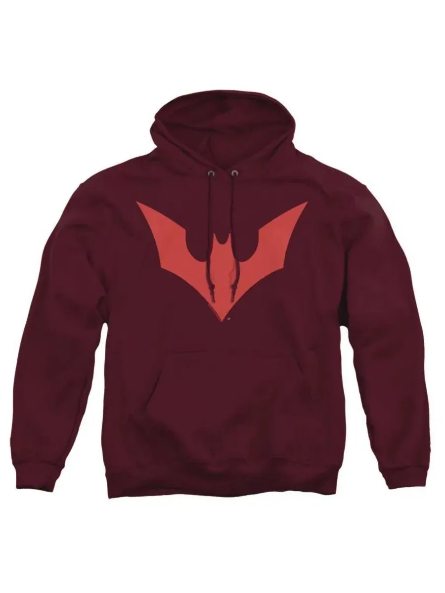 Худи с капюшоном и принтом Batman Beyond Bat Logo — коричневый