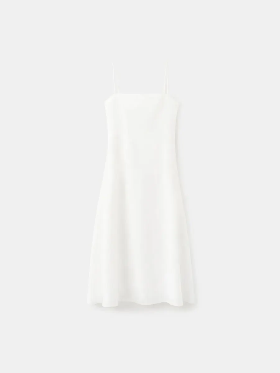 Платье-трапеция из льна A-Line Linen Dress MANGO