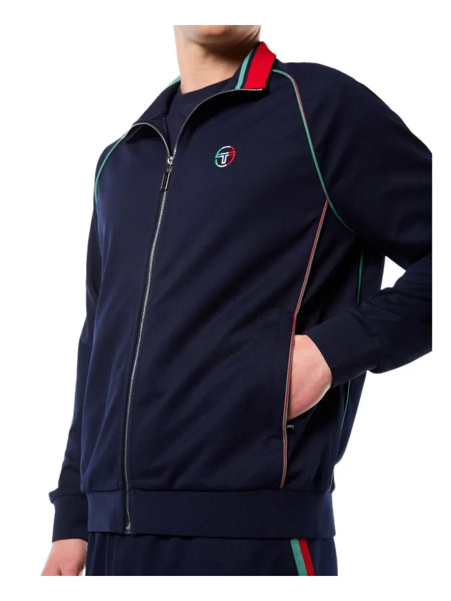 Куртка-бомбер Sergio Tacchini Eredita Track Jacket — изображение 2 из 3, синий