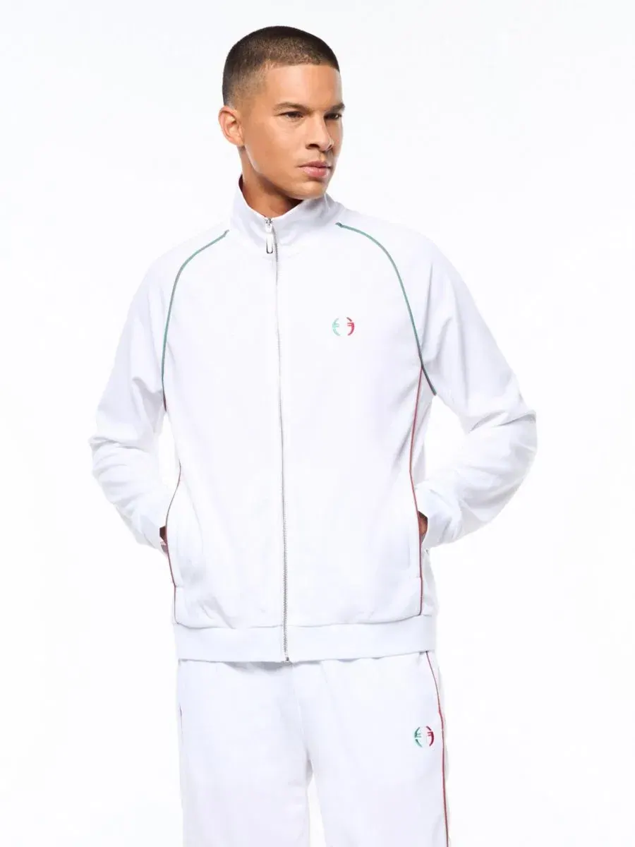 Куртка-олимпийка из тафты Eredita Track Sergio Tacchini — изображение 2 из 3, белый
