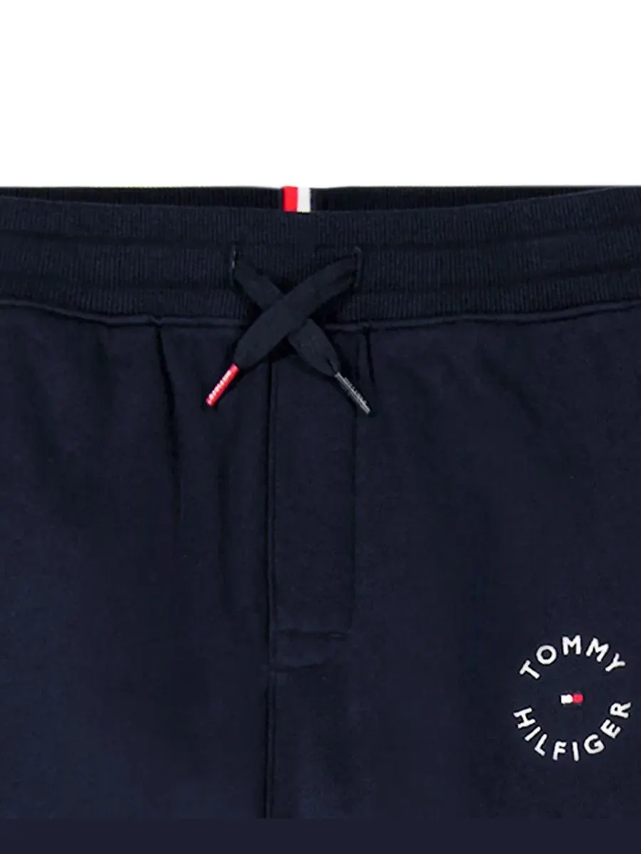 Детские спортивные брюки с регулируемым поясом Tommy Hilfiger — изображение 6 из 8, темно-синий