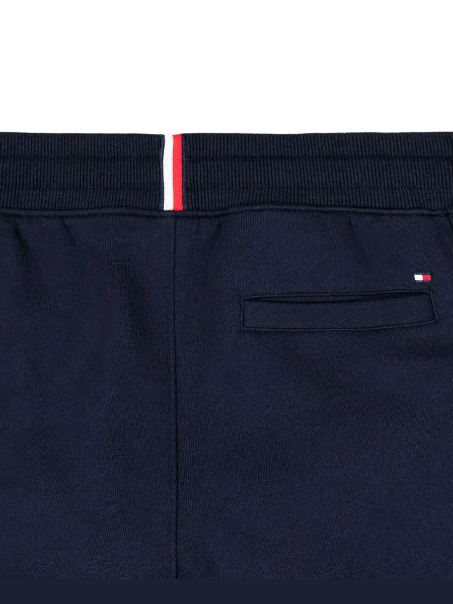 Детские спортивные брюки с регулируемым поясом Tommy Hilfiger — изображение 7 из 8, темно-синий