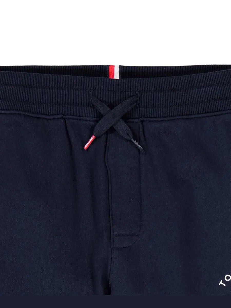 Детские спортивные брюки с регулируемым поясом Tommy Hilfiger — изображение 8 из 8, темно-синий