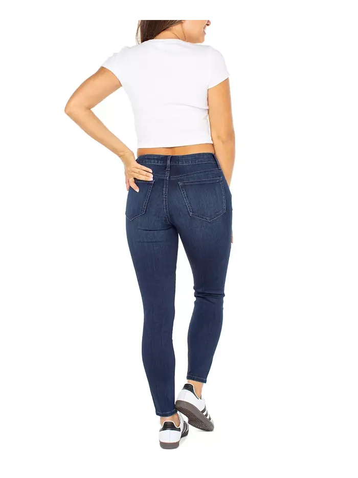 Юношеские джинсы Mid Rise Skinny с заниженной посадкой и укороченным штанином Celebrity Pink — изображение 2 из 3, розовый