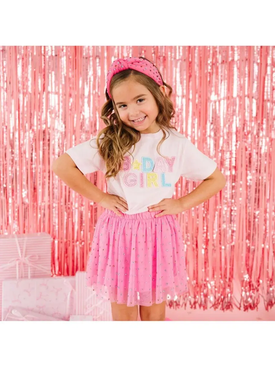Юбка-пачка с блестками, модель Raspberry Rhinestone Tutu Sweet Wink — 3
