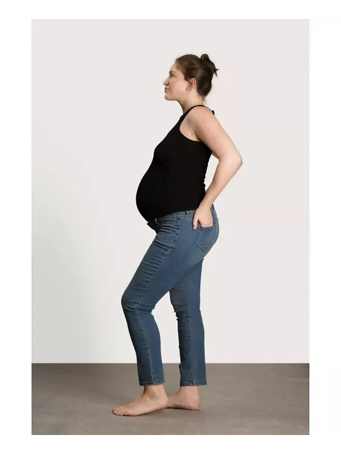Женский топ для беременных The Tank Racerback NOM Maternity — изображение 3 из 7, черный