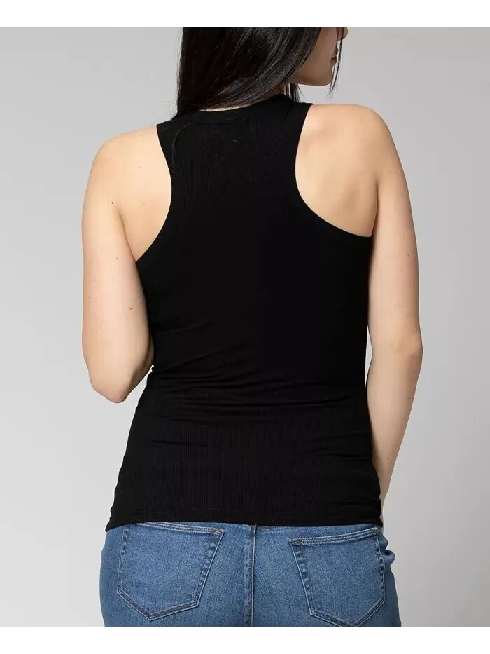 Женский топ для беременных The Tank Racerback NOM Maternity — изображение 6 из 7, черный