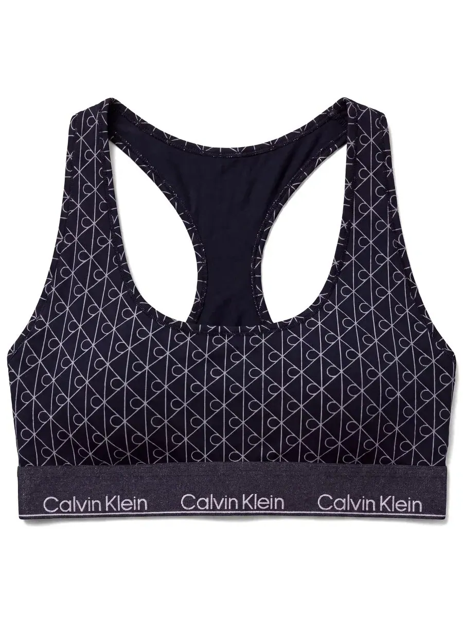 Бюстгальтер-бралетт без косточек с принтом Icon Cotton-Modal Blend Limited Edition Calvin Klein — изображение 4 из 7