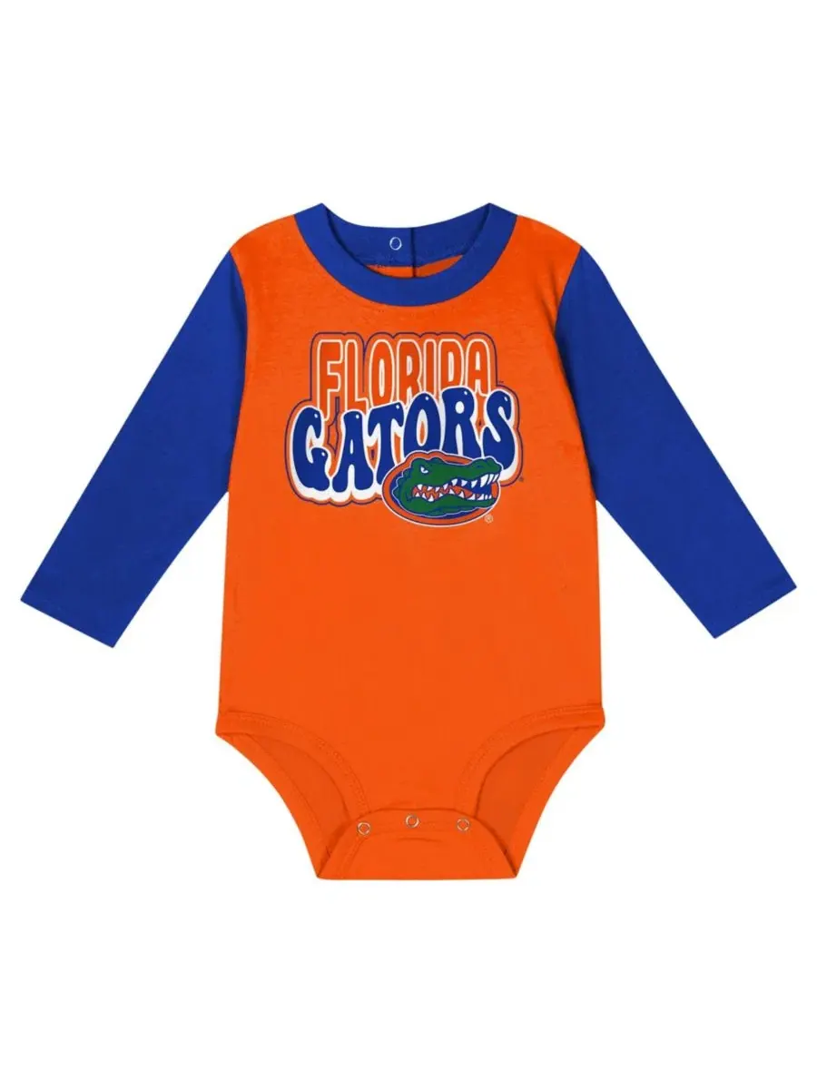Комплект боди и штанов с длинным рукавом Florida Gators Double Up Outerstuff — изображение 5 из 5, королевский