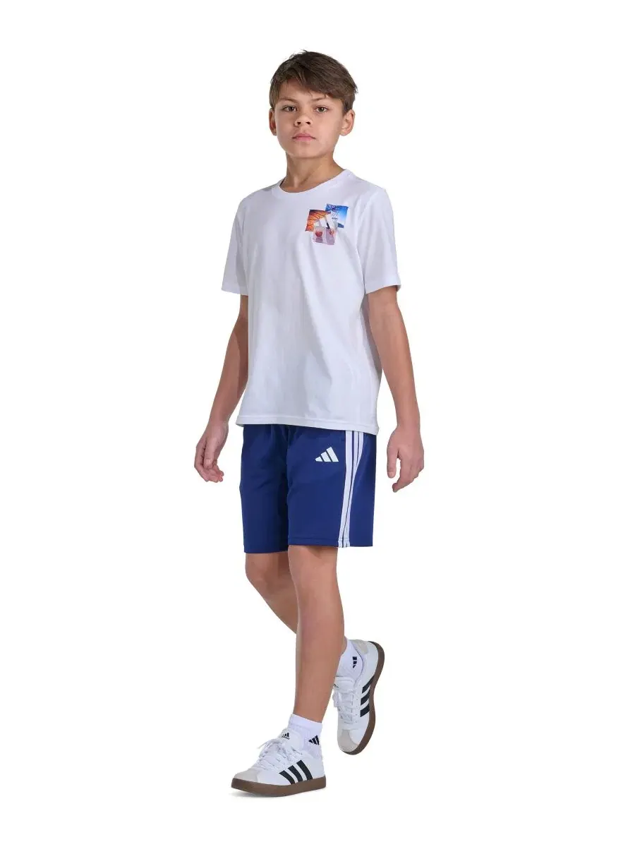 Футболка с фотопринтом, с коротким рукавом adidas — изображение 2 из 4, белый