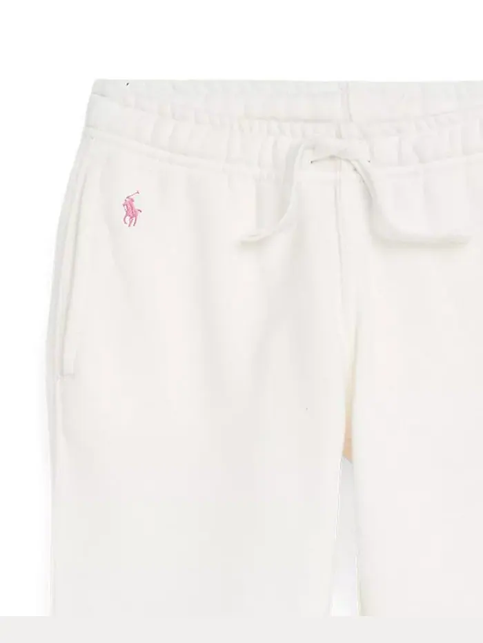Детские и для маленьких девочек флисовые джоггеры Polo Ralph Lauren — изображение 3 из 7, белый
