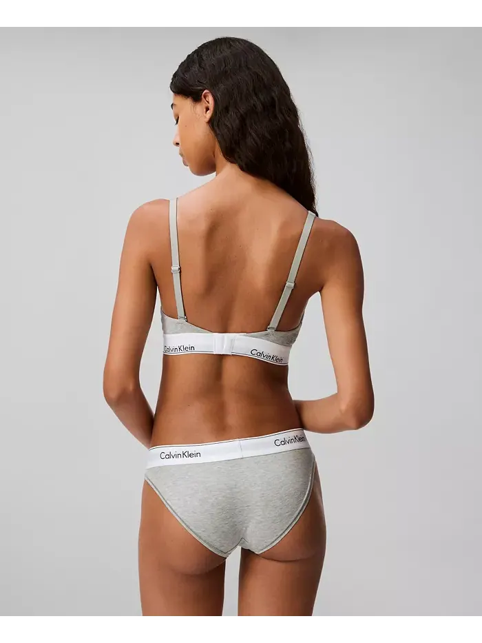 Женские бикини из современного хлопка Calvin Klein F3787 — изображение 12 из 14, серый