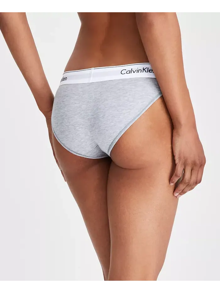 Женские бикини из современного хлопка Calvin Klein F3787 — изображение 7 из 14, серый
