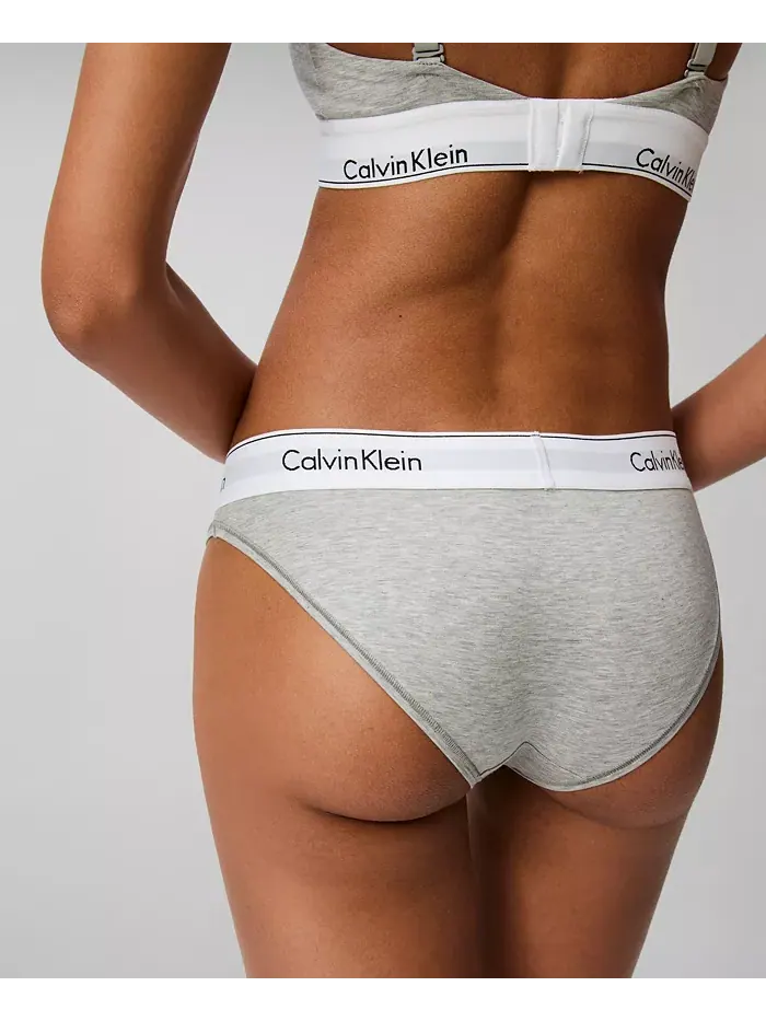 Женские бикини из современного хлопка Calvin Klein F3787 — изображение 10 из 14, серый
