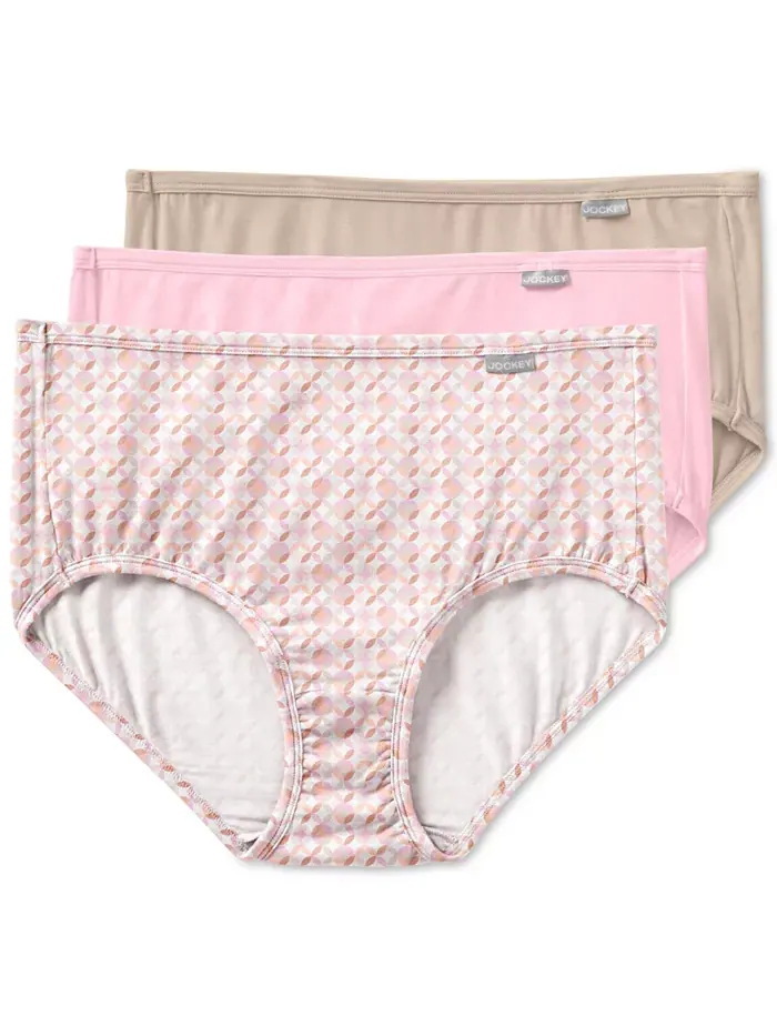 Эластичные хлопковые трусы Elance Supersoft 3 Pack 2073 Jockey