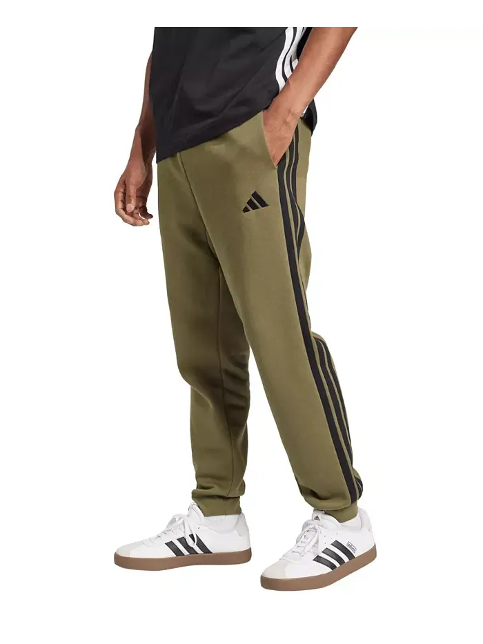 Мужские базовые джоггеры Regular-Fit с флисом и 3 полосками Adidas