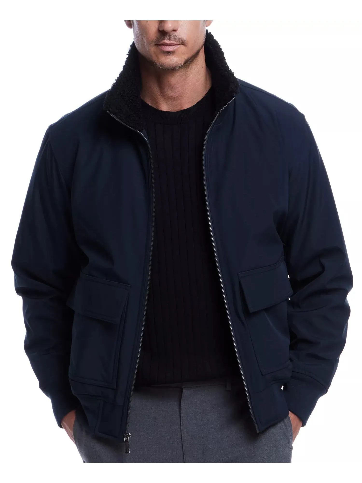 Мужская куртка-бомбер Flex Tech Weatherproof — изображение 5 из 5, синий