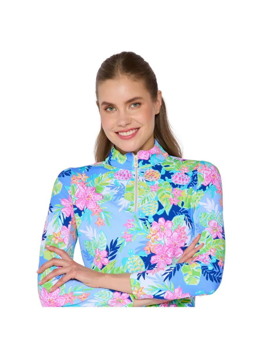 G Lifestyle Женская блузка с длинными рукавами и воротником-стойкой G Lifestyle Clothing, Key largo — изображение 4 из 4