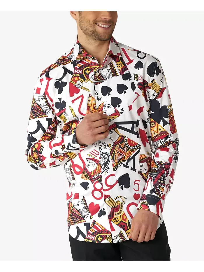 Мужская принтованная рубашки для тематических вечеринок для мужчин OppoSuits — мульти