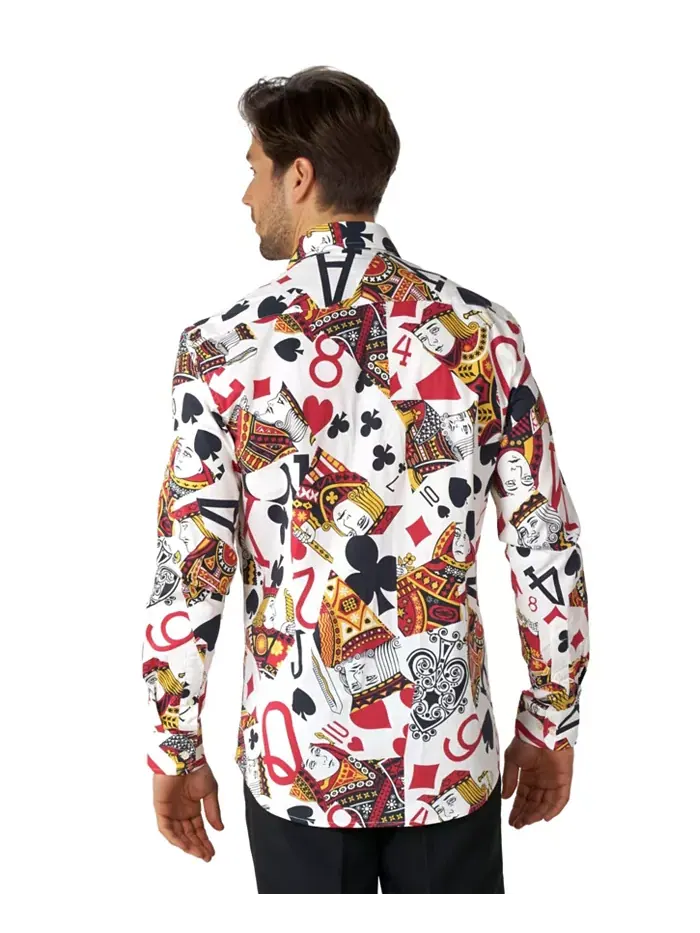 Мужская принтованная рубашки для тематических вечеринок для мужчин OppoSuits — изображение 3 из 3, мульти