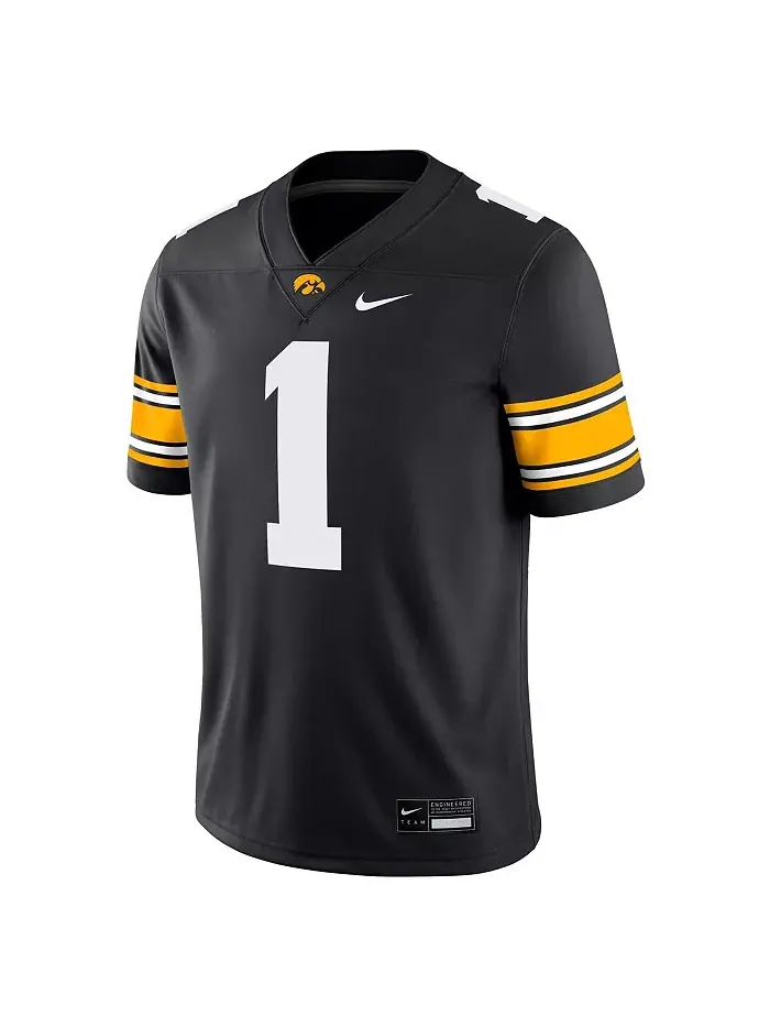 Мужская футболка Iowa Hawkeyes Game — изображение 3 из 3, черный