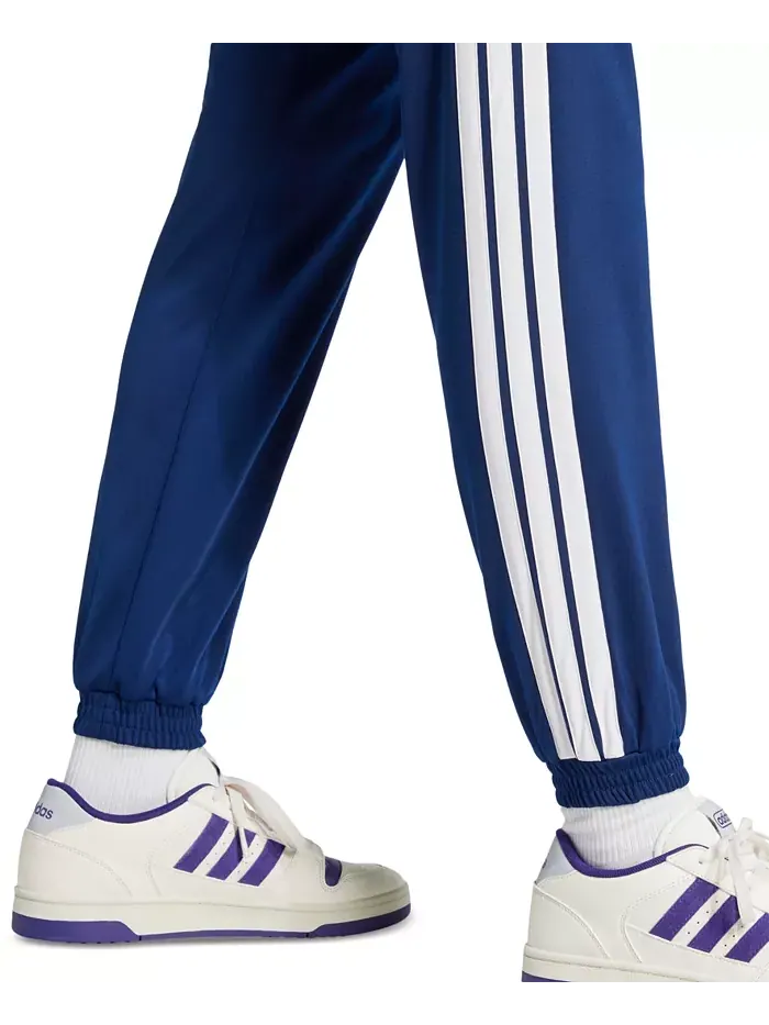 Женские трикотажные брюки с тремя полосками Track Pants adidas — изображение 5 из 5, темный синий/белый