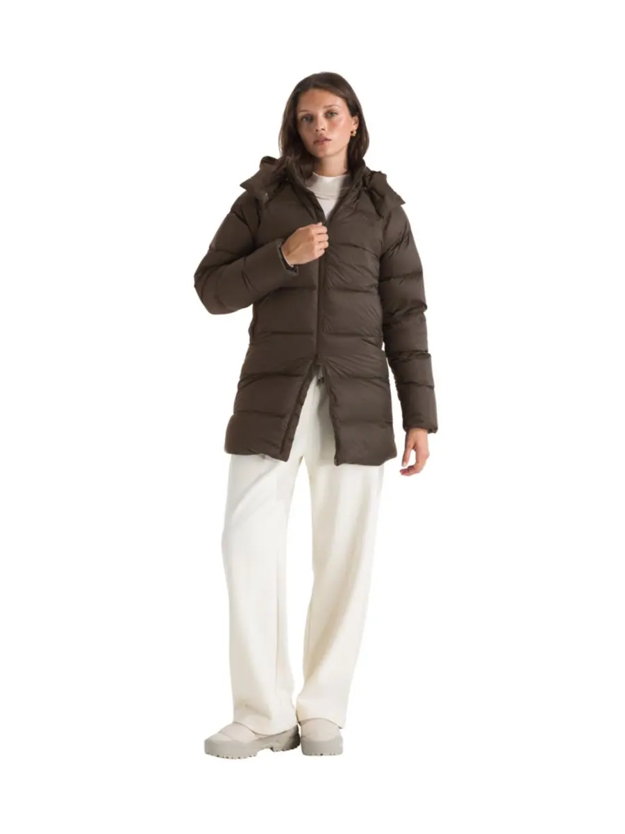 Женская куртка-парка Hydrennalite City с капюшоном The North Face — изображение 1 из 6, коричневый