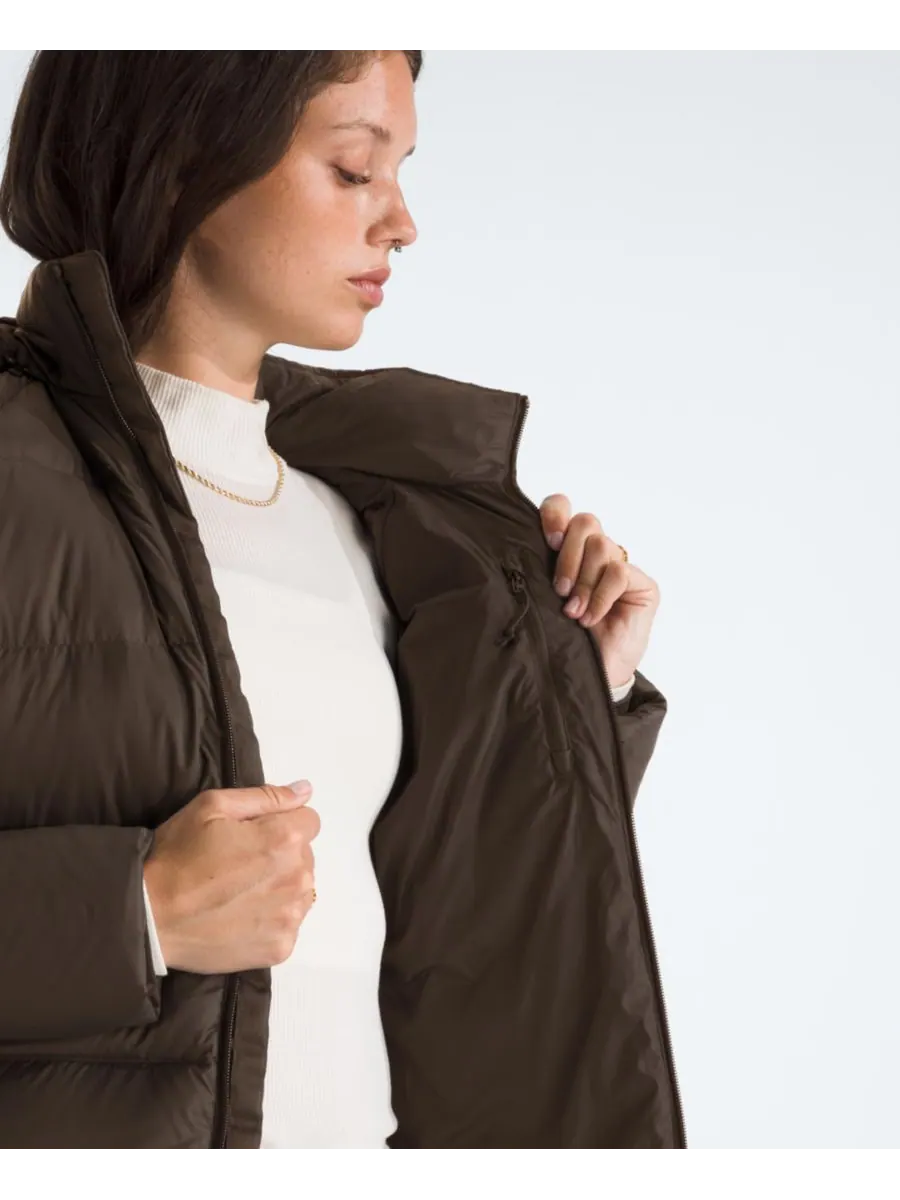 Женская куртка-парка Hydrennalite City с капюшоном The North Face — изображение 5 из 6, коричневый