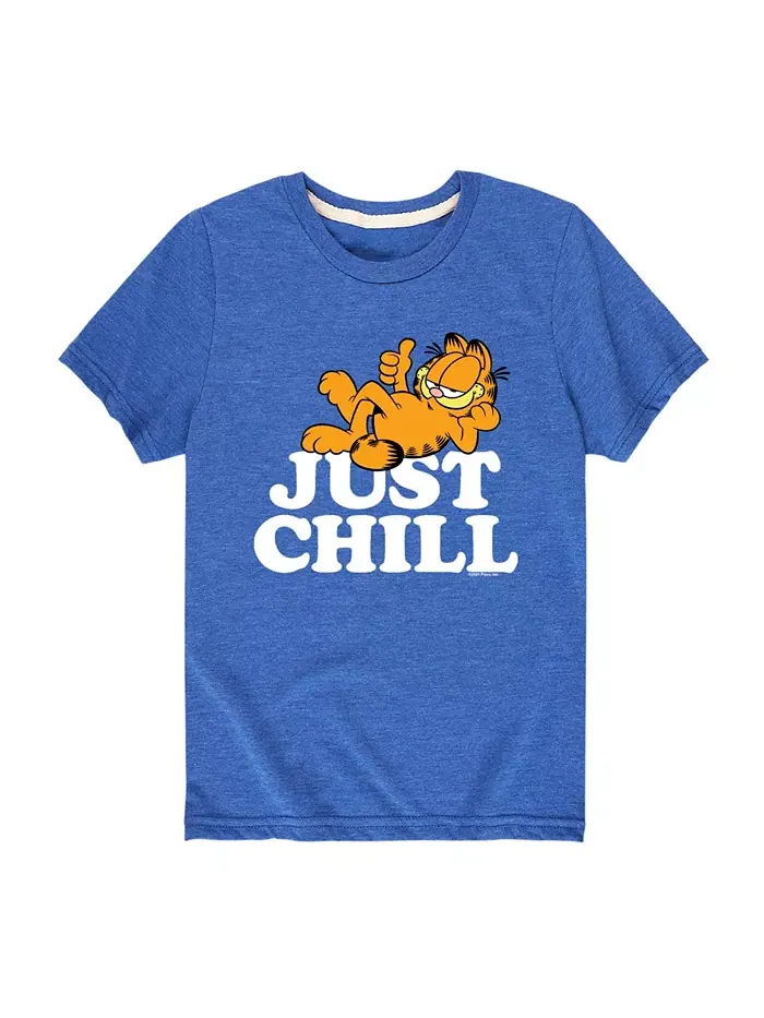 Футболка с принтом "Big Boys Just Chill" Garfield — синий