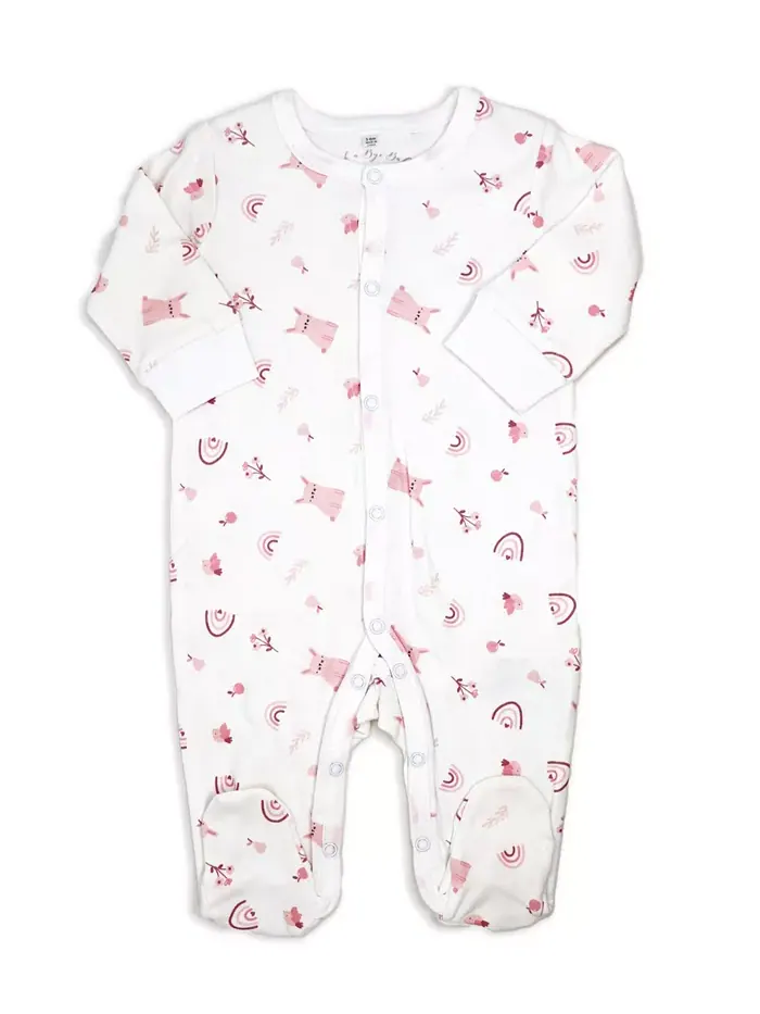 Набор для новорожденных Baby Girls Rose Bunnies, 8 предметов Rock-A-Bye Baby Boutique — изображение 3 из 8, розовый