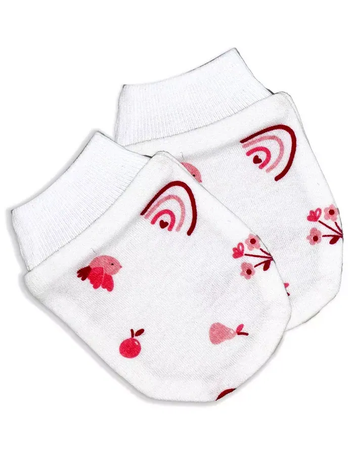 Набор для новорожденных Baby Girls Rose Bunnies, 8 предметов Rock-A-Bye Baby Boutique — изображение 6 из 8, розовый