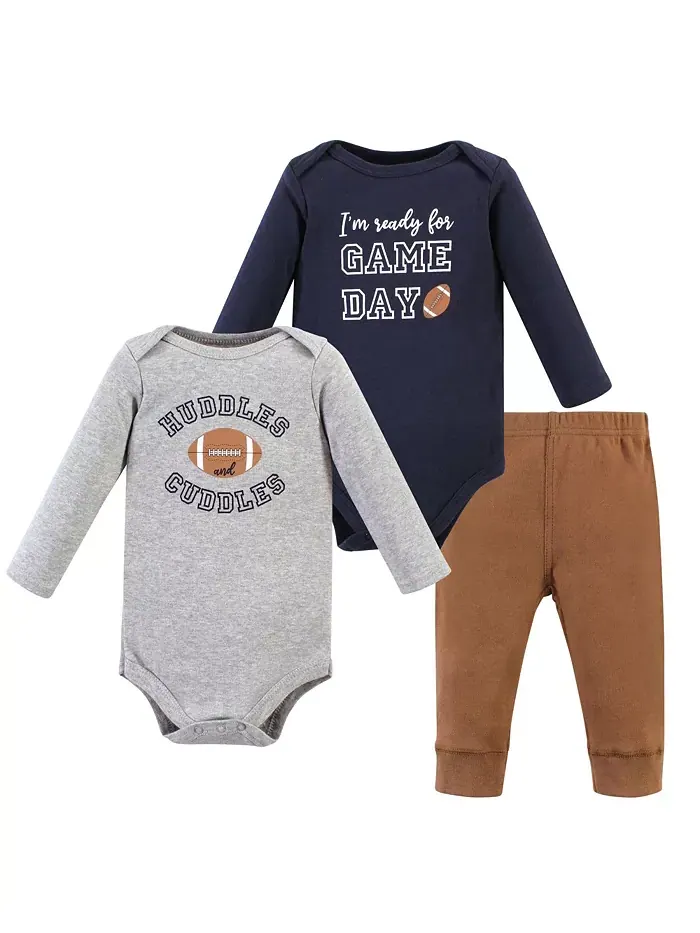 Детский комплект для мальчиков Hudson 3Pc с длинным рукавом и штанишками Hudson Baby