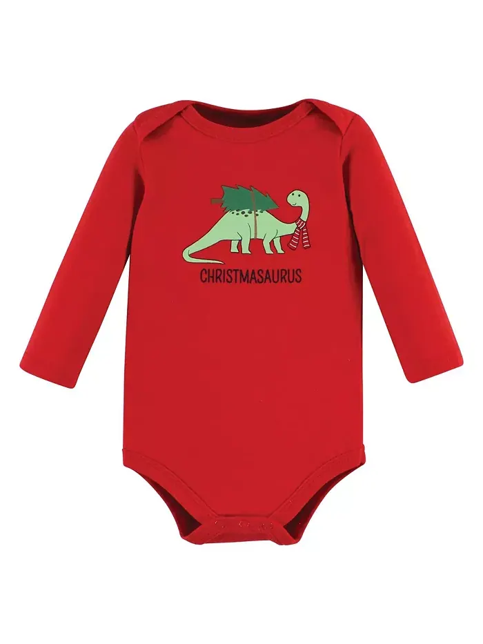 Детский комплект для мальчиков Hudson 3Pc с длинным рукавом и штанишками Hudson Baby — изображение 2 из 6, красный
