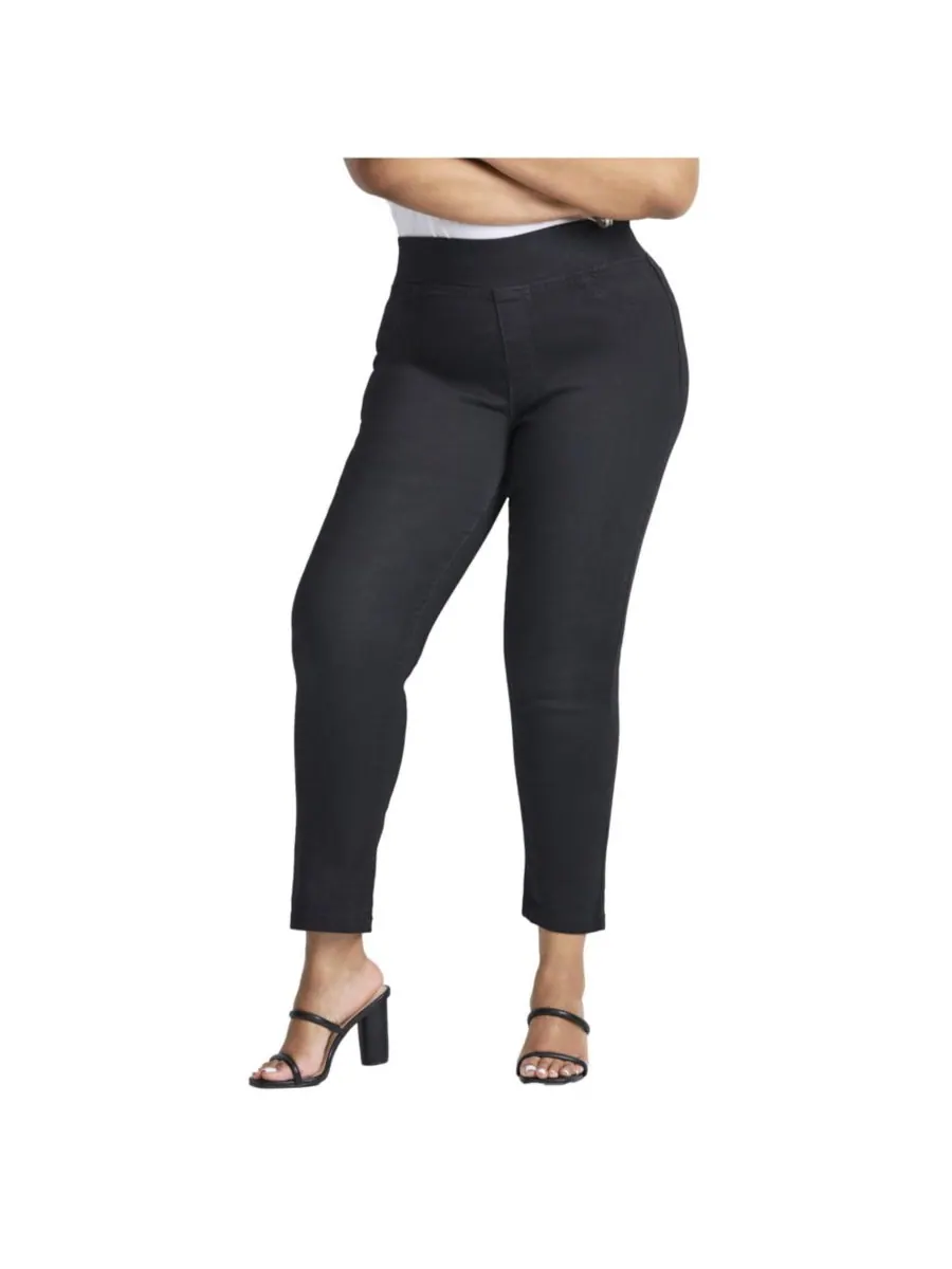 Женские джинсы Butter Denim Pull-On High Rise Jean AVENUE — изображение 1 из 3, черный