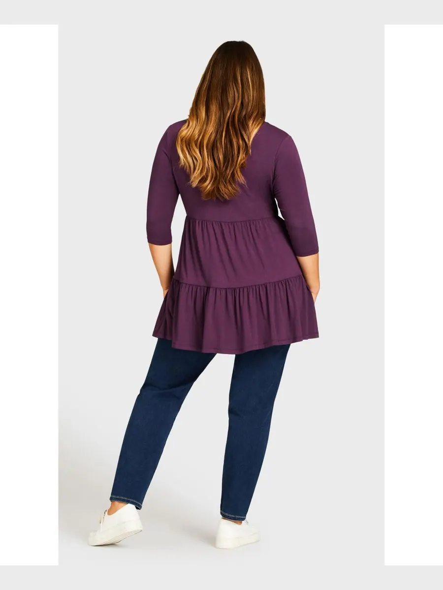 Женские джинсы Butter Denim Pull-On High Rise Jean AVENUE — изображение 2 из 3, синий
