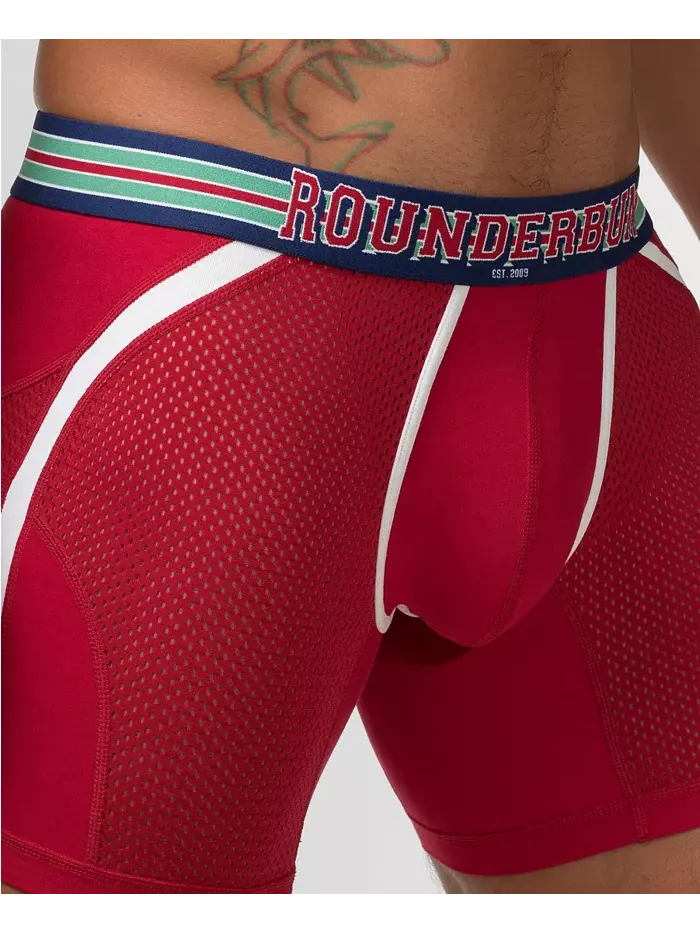 Мужские боксеры VARSITY анатомического кроя Rounderbum — изображение 5 из 5, красный