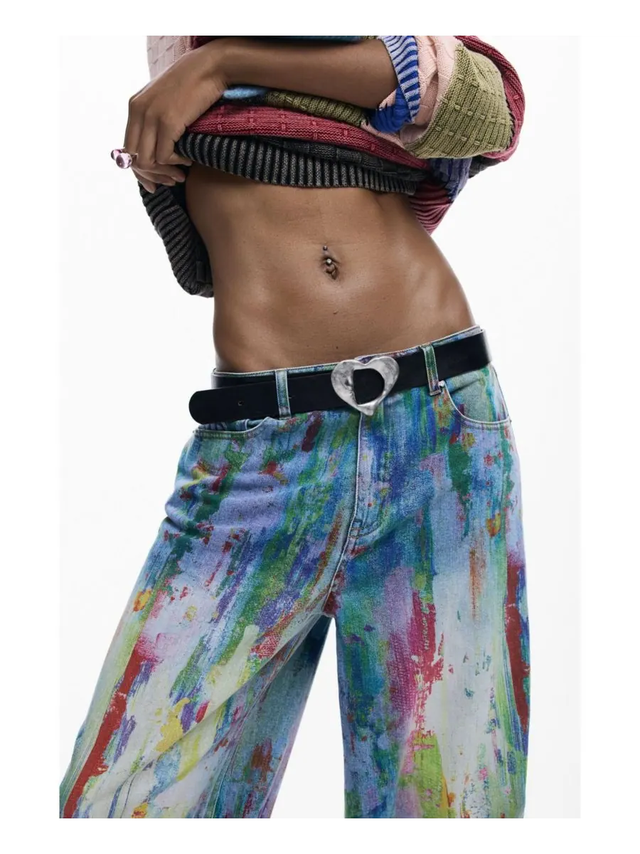 Женские джинсы Arty Desigual — изображение 4 из 6, синий