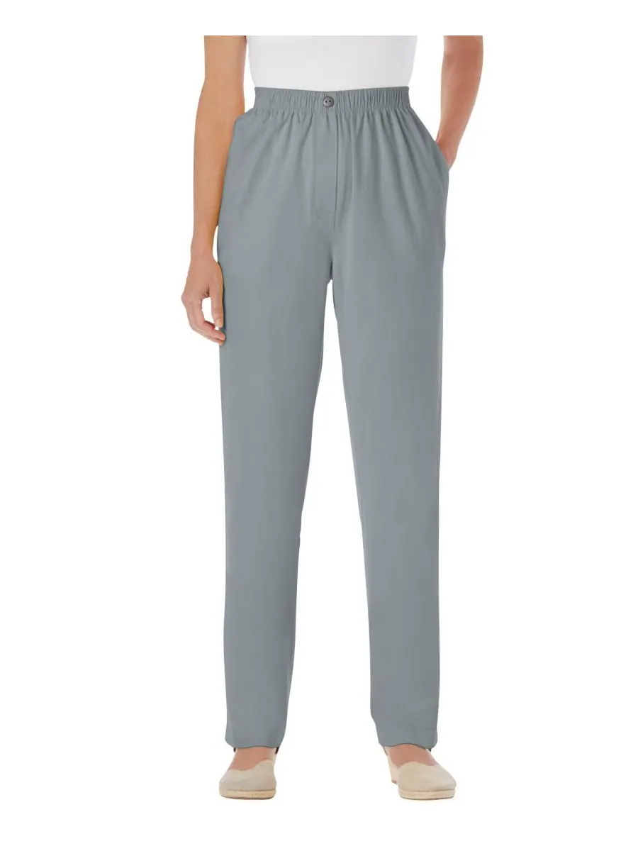 Женские джинсы Within прямого кроя из хлопка, надеваемые через голову, с эластичным поясом