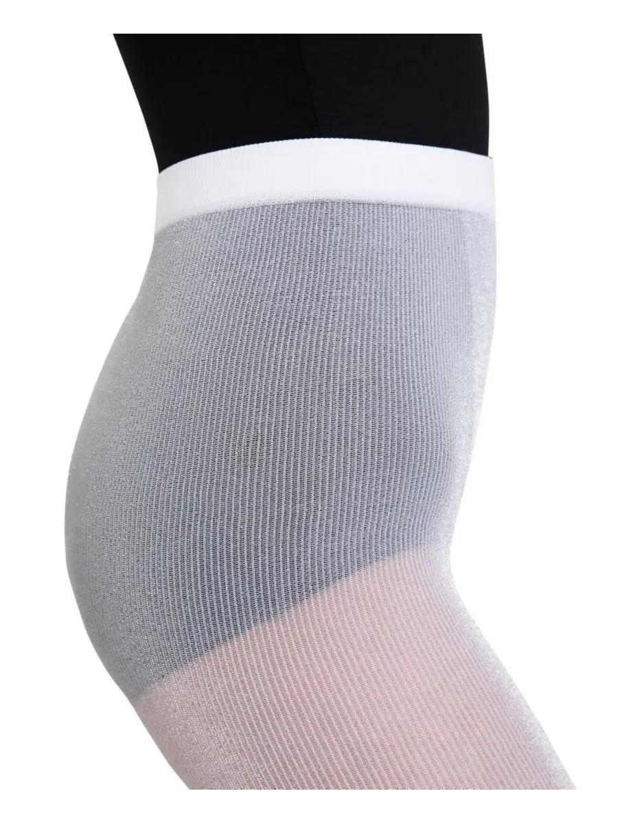 Женские профессиональные колготки с блестками Capezio — изображение 4 из 4, белый