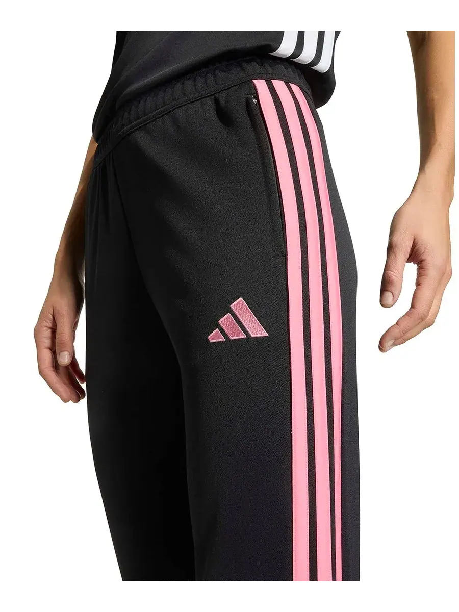 Женский тренировочный спортивный костюм, брюки стандартного кроя Adidas — изображение 3 из 5, черный/розовый