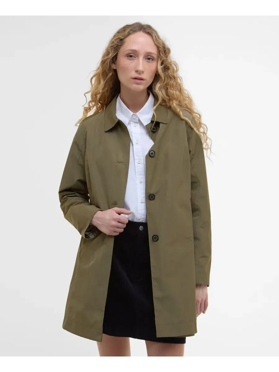 Женская двусторонняя водонепроницаемая куртка Babbity Barbour — изображение 1 из 8, зеленый