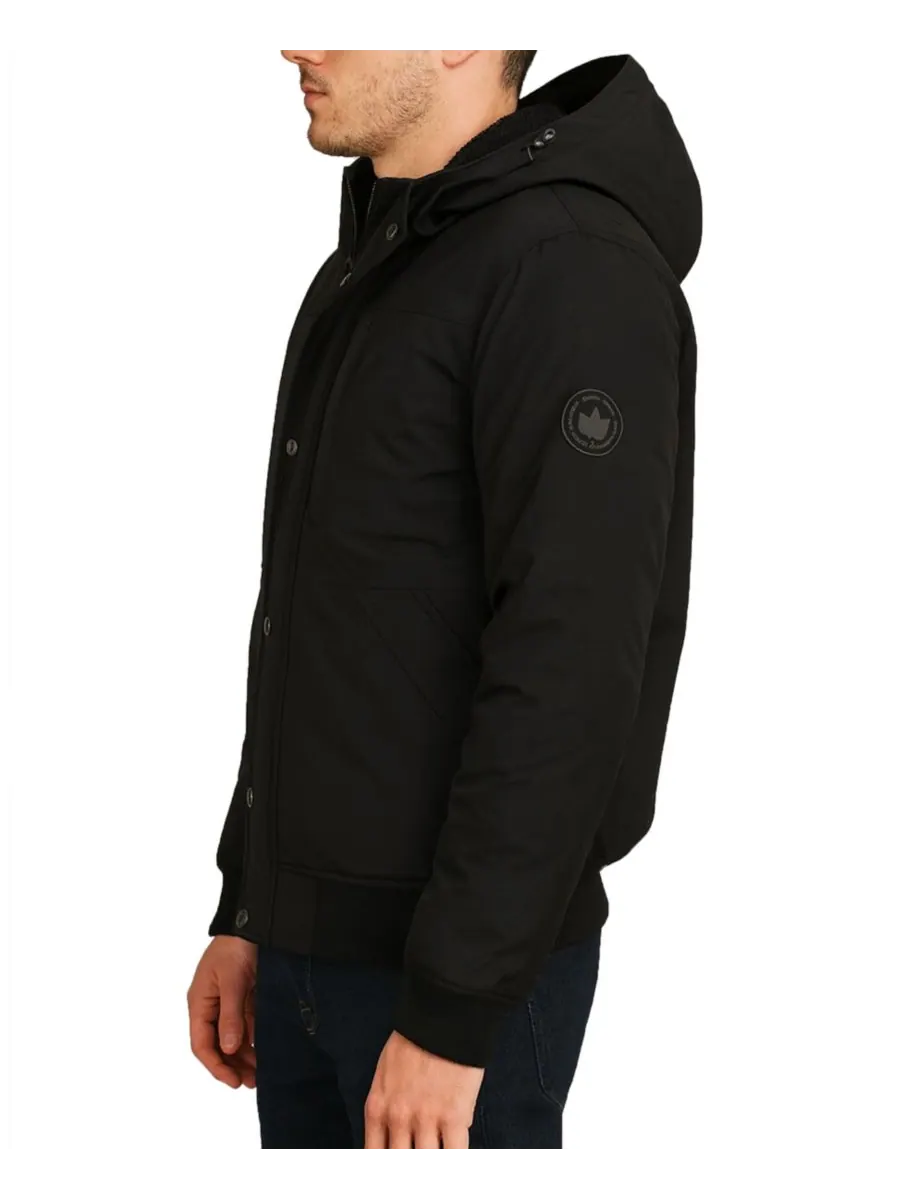 Мужская куртка на молнии Spire By Galaxy — изображение 2 из 5, черный