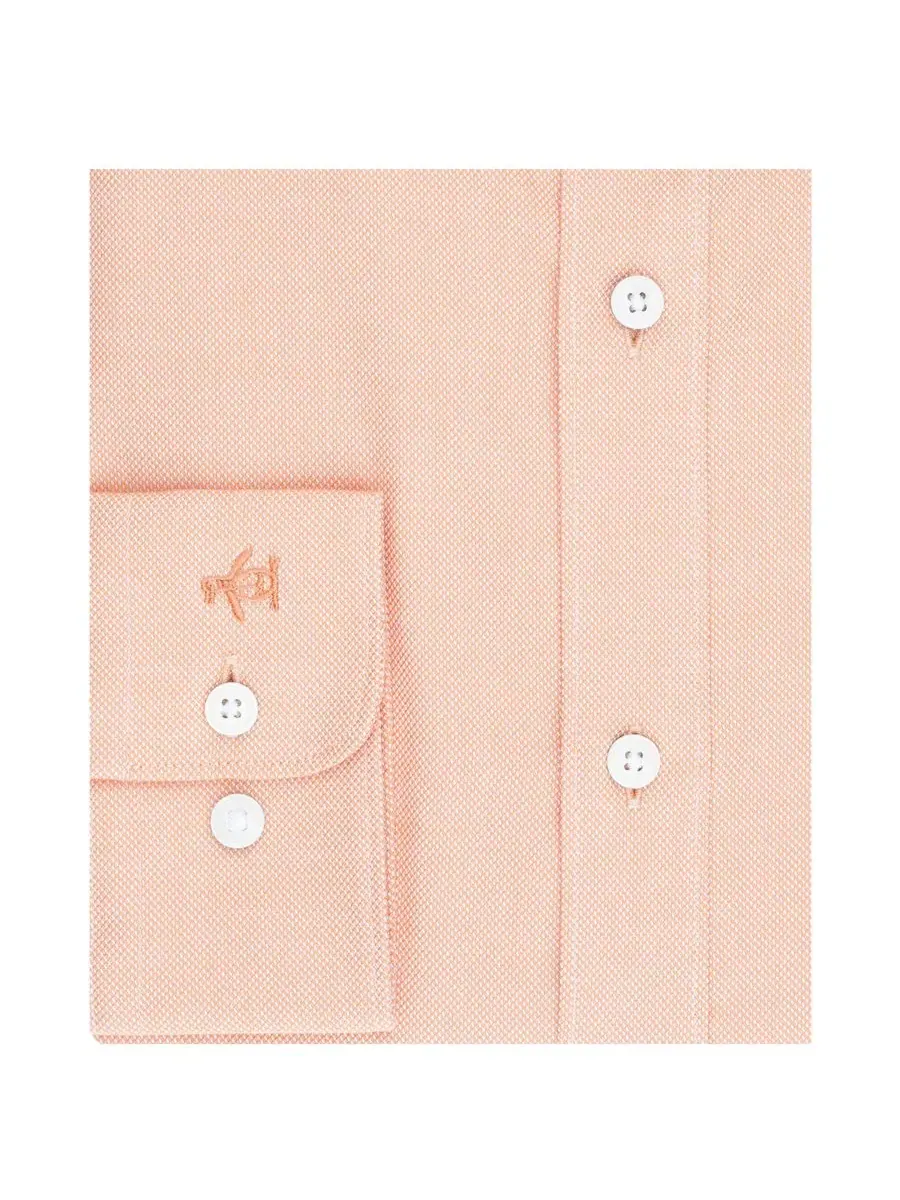 Мужская рубашка Pederson с широким воротником в стиле Оксфорд Original Penguin, Soft Peach — изображение 2 из 3