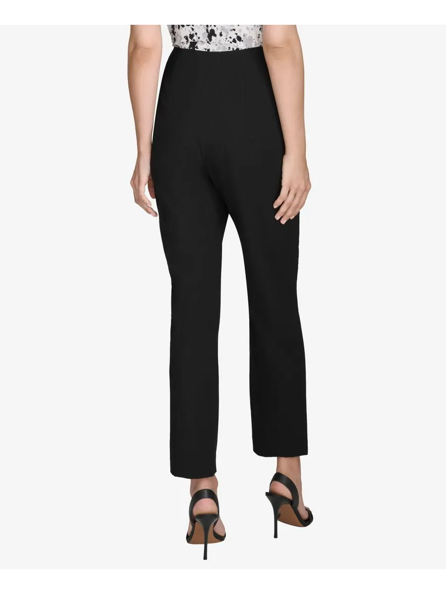Женские узкие укороченные брюки Halston — изображение 2 из 5, черный