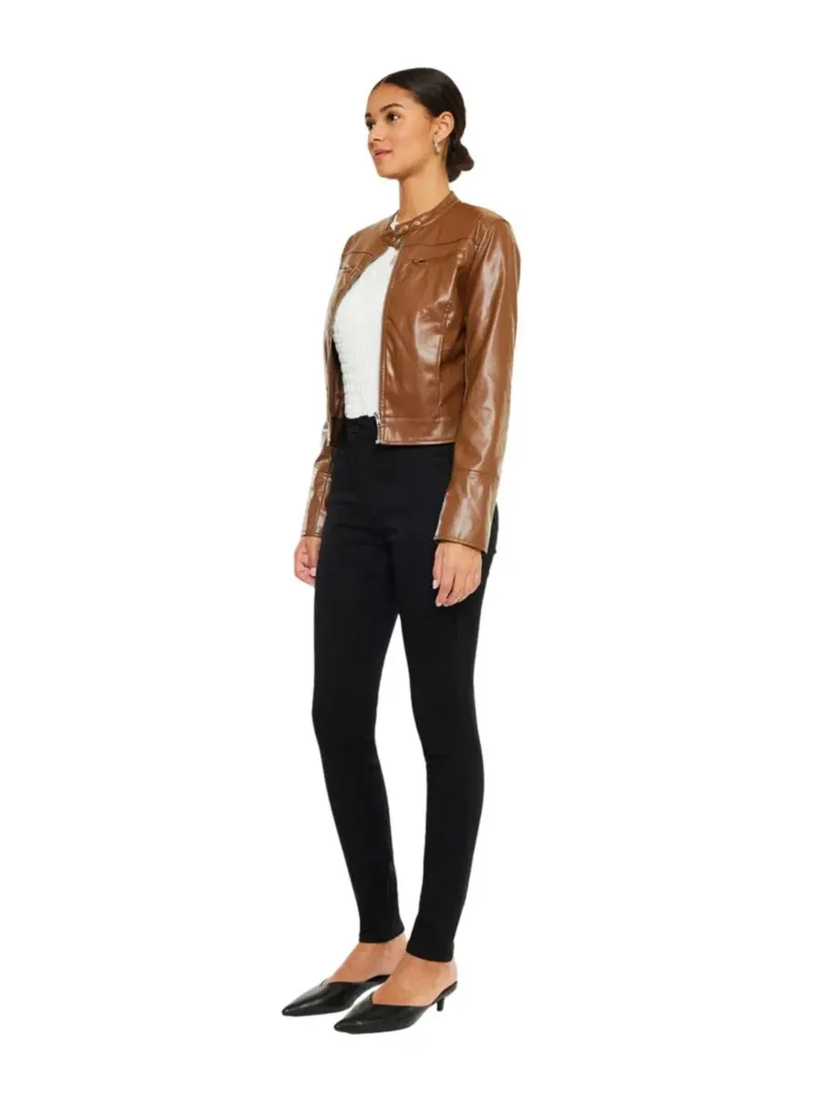 Женские джинсы Vanessa High Rise Super Skinny Kancan — изображение 4 из 7, черный