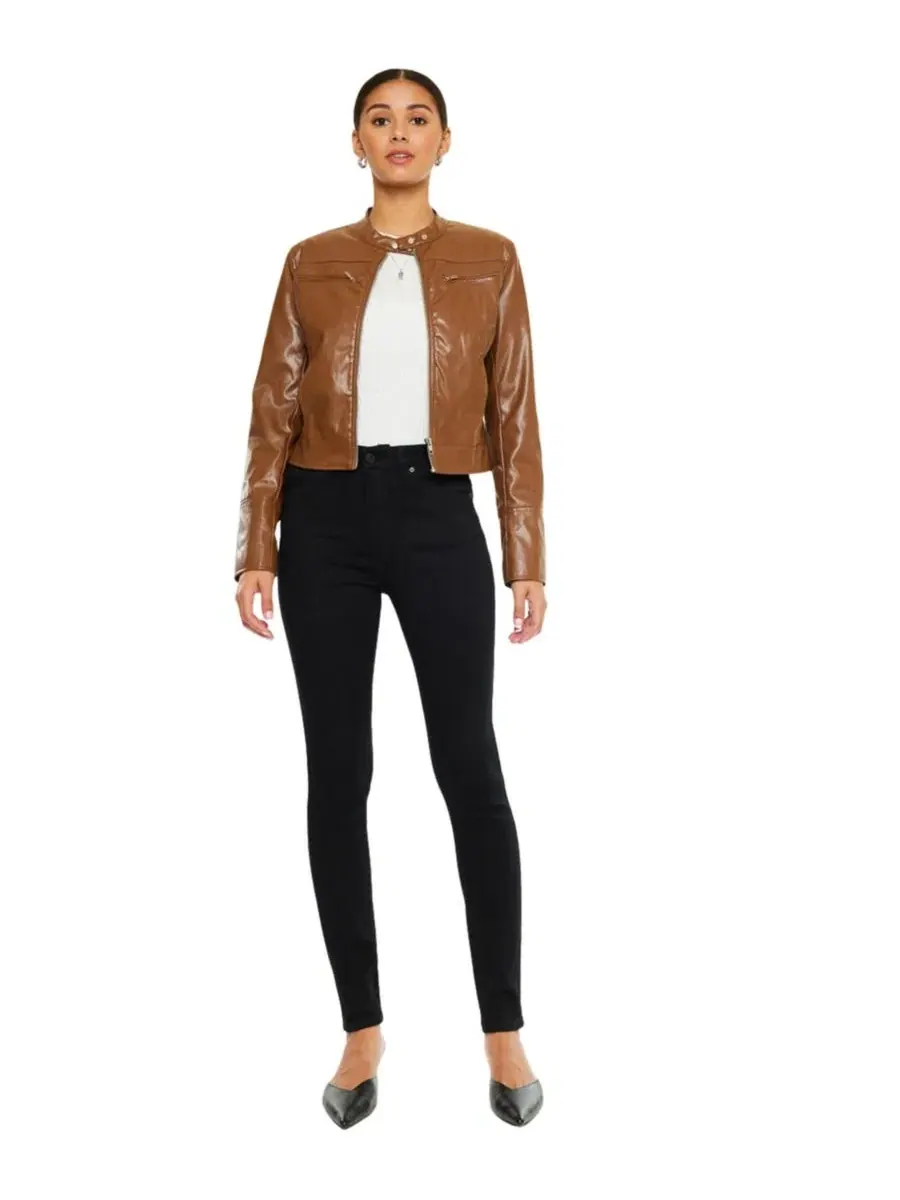 Женские джинсы Vanessa High Rise Super Skinny Kancan — изображение 6 из 7, черный